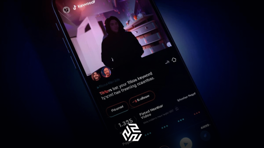 TikTok video with captions and hashtags optimized for Social Media SEO.